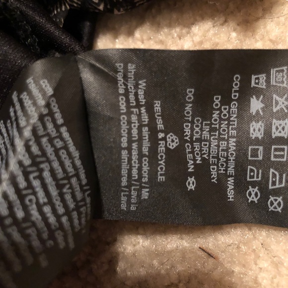 Vero Moda Black Anya VMKAY 3/4 Short Dress WVN Medium NWT - Picture 12 of 13